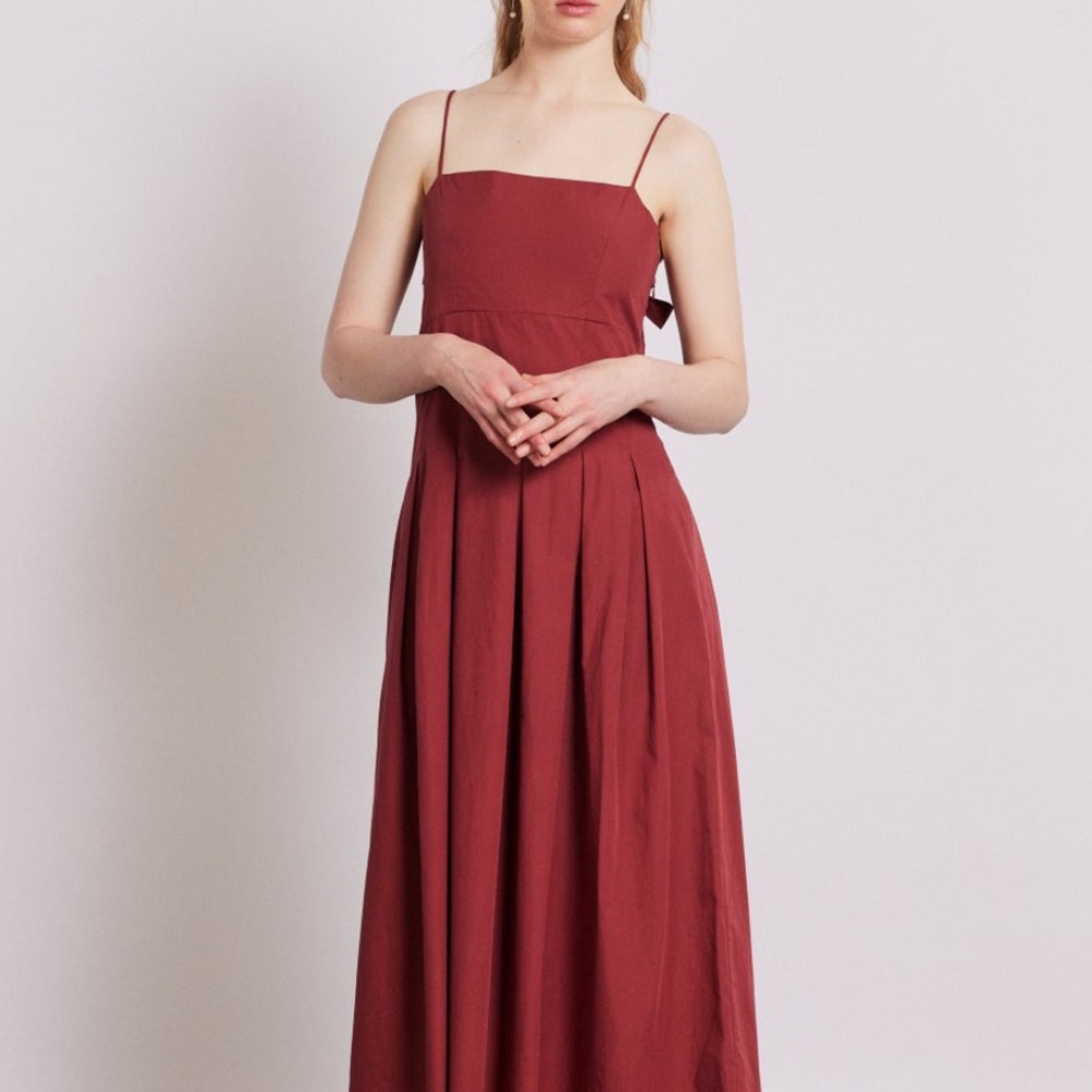 Damson Madder Dress Iris Bow Dress